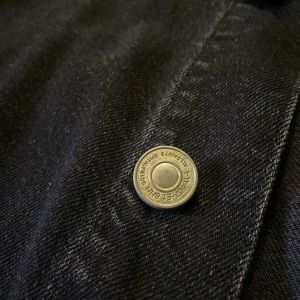 AllSaints denim black jacket